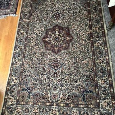 PERSIAN WOOL MEDALLION AREA RUG 