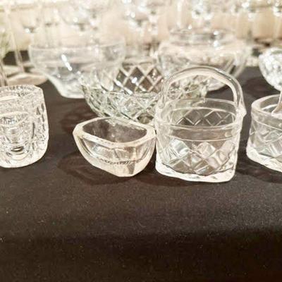 CRYSTAL, STEMWARE, CUT GLASS AND MORE