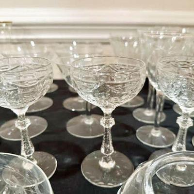 CRYSTAL, STEMWARE, CUT GLASS AND MORE