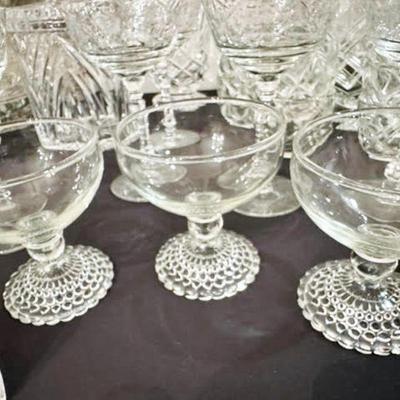 CRYSTAL, STEMWARE, CUT GLASS AND MORE