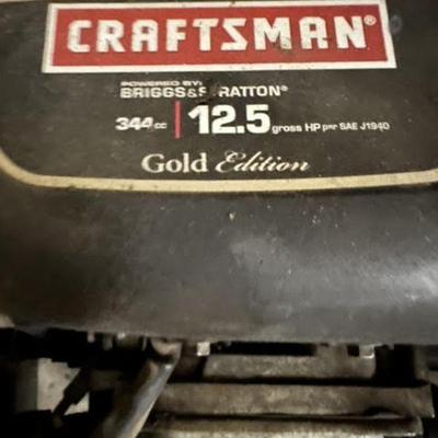 CRAFTSMAN 12.5 RIDING MOWER WITH BRIGGS AND STRATTON ENGINE
