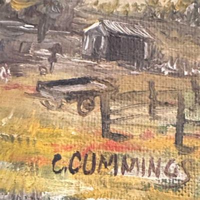 C. CUMMINGS ARTIST SIGNED ORIGINAL