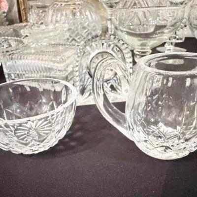 CRYSTAL, STEMWARE, CUT GLASS AND MORE