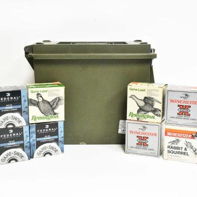 Field Utility Box & 20Gauge Shot Gun Shells