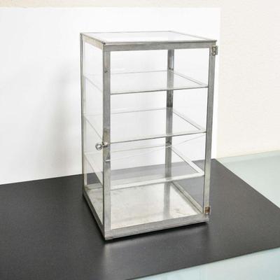 4 Tier Locking Tabletop Display Case