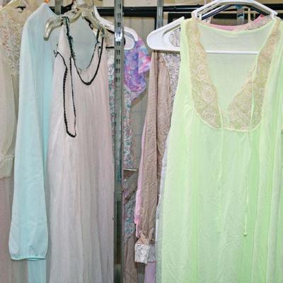 Vintage Night Gowns PJ's & Slips (22 Items)