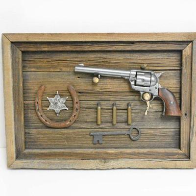 BKA 98 Colt Revolver Prop Replica Wall Decor