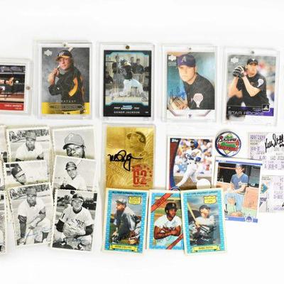 Baseball Trading Cards & Autographed Game Stubs