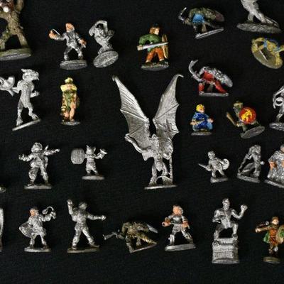 Vintage Dungeons and Dragons Lead Figures