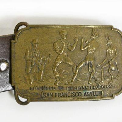 Montauk Silver Co. Belt Buckle San Francisco Asylm