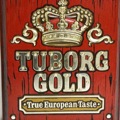 Vintage Bar Sign Advertising Tuborg Beer