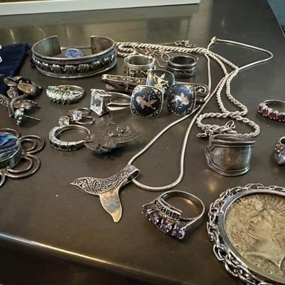 Sterling silver jewelry