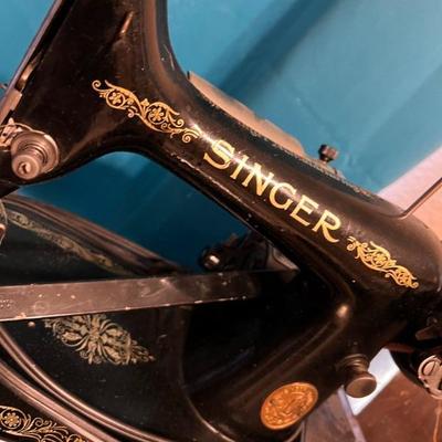 Beautiful antique Singer sewing machine