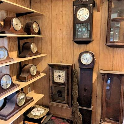 More antique clocks