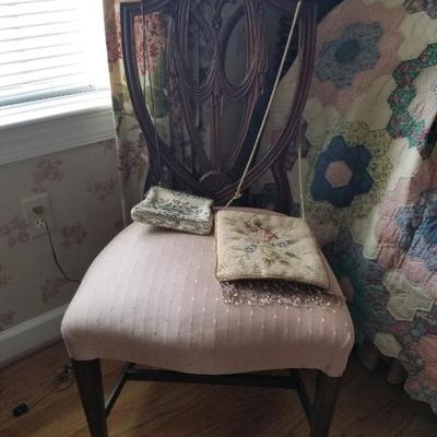 Antique shield back dining or side  chair 