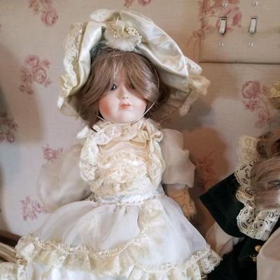 Collector porcelain doll