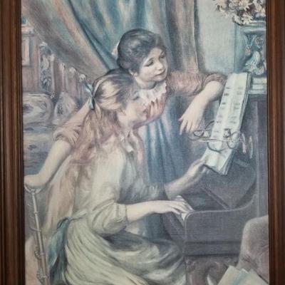 Print â€œGirls at the Pianoâ€
