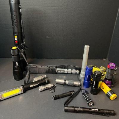 Big Larry, NEBO Flashlights & More Assorted Brand Flashlights