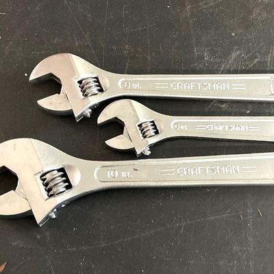 Craftsman 3pc Adjustable Wrench