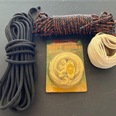 Rope Hoist and Ropes