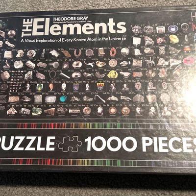 The ELEMENTS 1000pc Puzzle Unopened