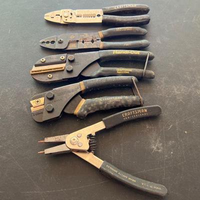 Craftsman Snap Ring Plier, Wire Strippers and Cutters