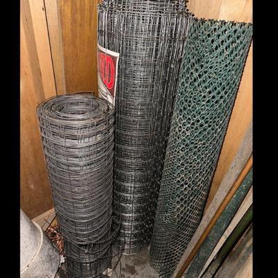 (3) Rolls of Garden Fencing