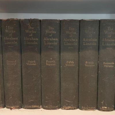 The Works of Abraham Lincoln Federal Edition - 1st - 8th Volume 73/600