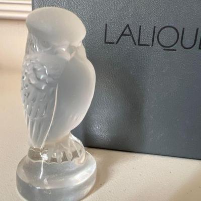 Lalique France Rapace Cachet Seal (Hawk) Signed