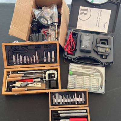 Radio Shack Clamp on Amp Meter, Wood Carving Blades and More