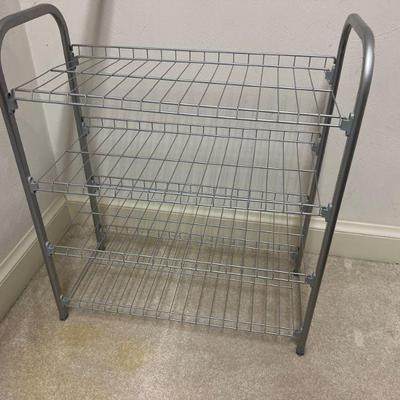 Metal 4 Shelf Shoe Rack
