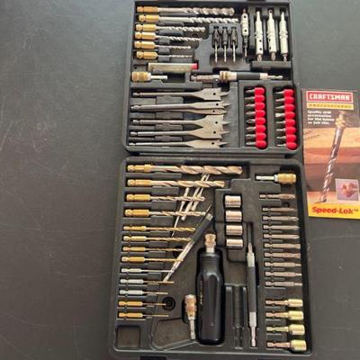 Craftsman Bit Set - Drill, Spade and Driver Set