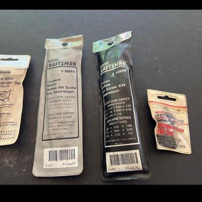 Craftsman Mini Screw Driver Set, Bit Set and Screw Kit Assortment