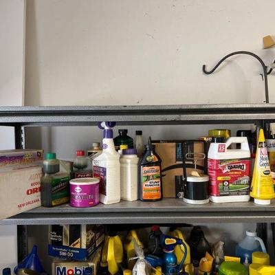Contents of Shelf- Gardening, Pest Control, and More