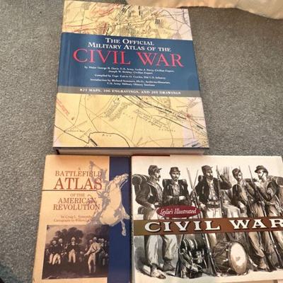 Civil War Book and Atlas and Atlas of the American Revolution
