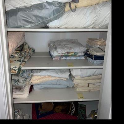 Assorted Linens - King & Queen Size Sheets