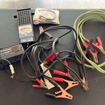 Battery Tester, Charger, and Cables