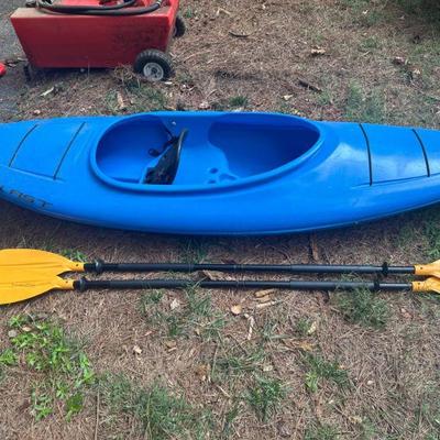 Victory Blast Kayak - Blue with One Paddle