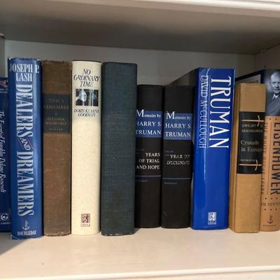 Assorted Books: Harry S. Truman, Eleanor Roosevelt, Eisenhower and More