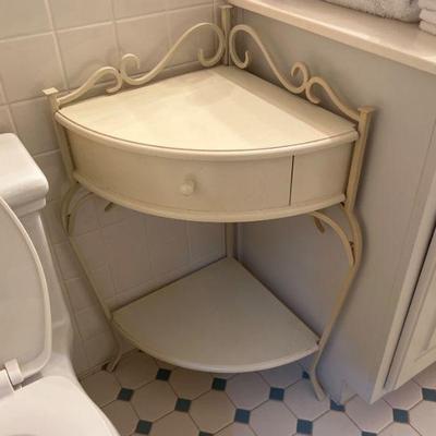 Corner Stand with Drawer