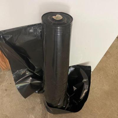 Roll of Black Plastic