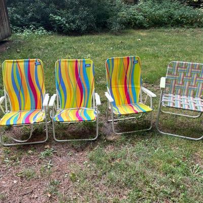 (4) Beach Chairs