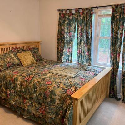 Floral Comforter Tab Top Curtains, Sheet Set and More