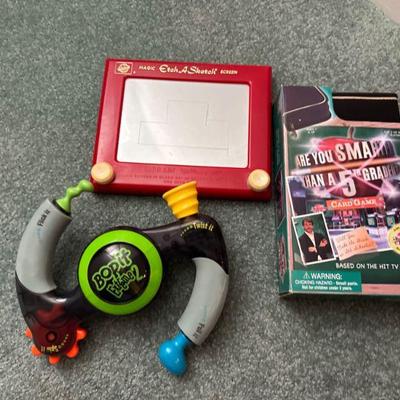 Bop It, Etch-A-Sketch, and Smarter than a 5th Grader