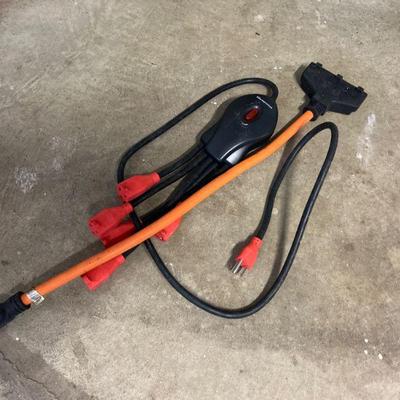 Extension Cords - 4 Way Adapter and 3 Way Adapter