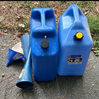 Water Containers and Funnels