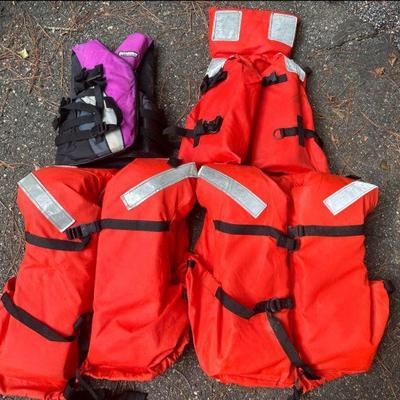 Life Vest - 3 Adult Size and 1 Child