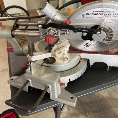 Chicago Electric 10" Compound Slide Miter Saw