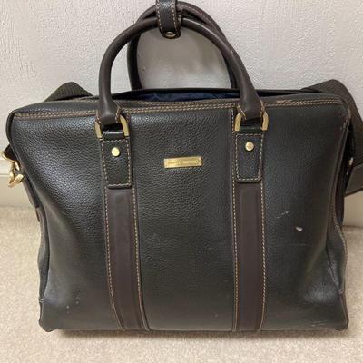 Brooks Brothers Espresso Brown Leather Breifcase