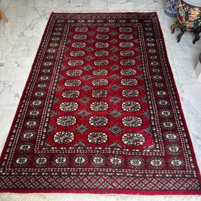 AMC Hand Knotted Wool Pile Area Rug 48"x76"